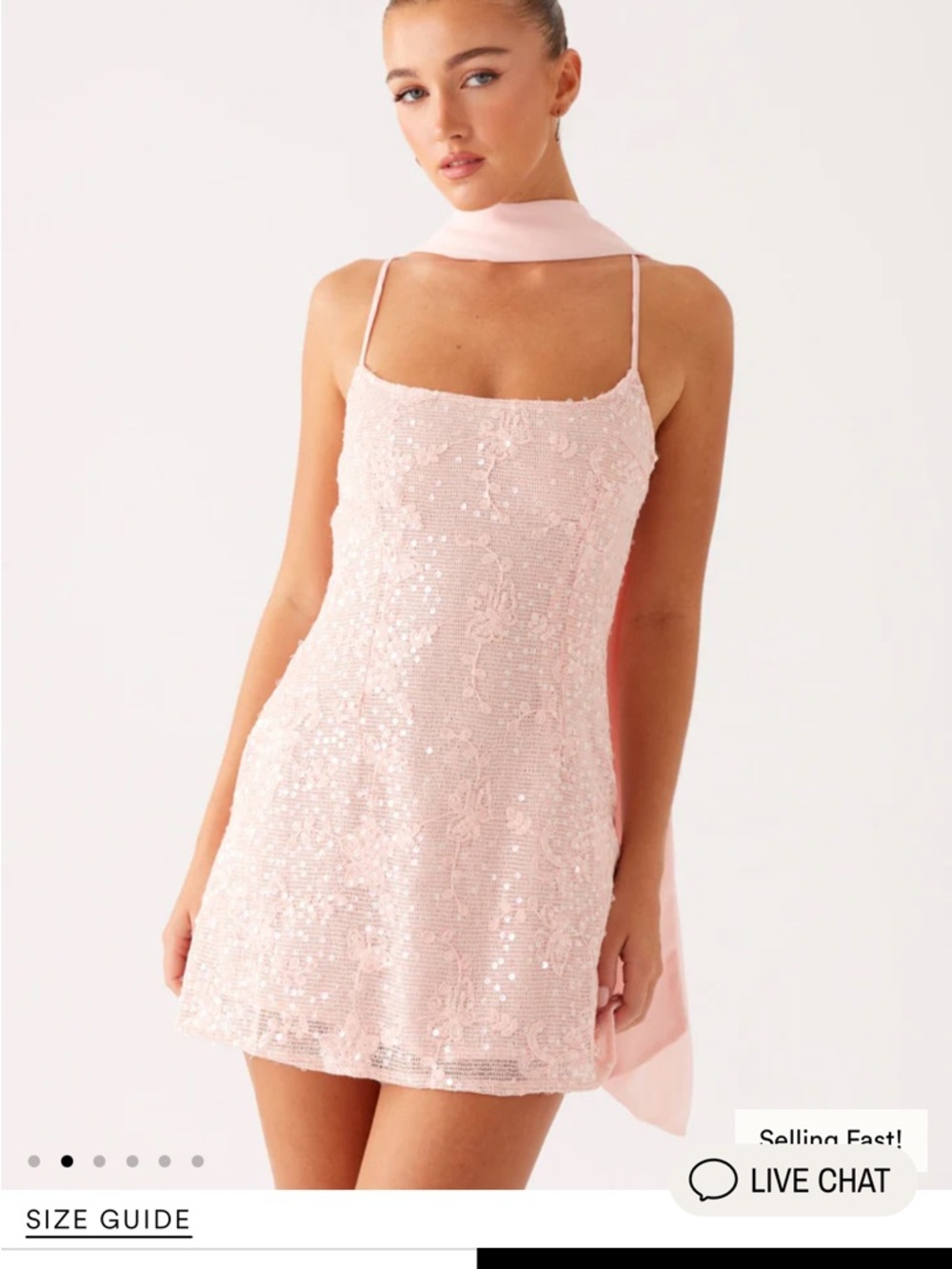 Peppermayo - Women’s Sequin Midi Dress (Size 10) - Picture 5 of 8